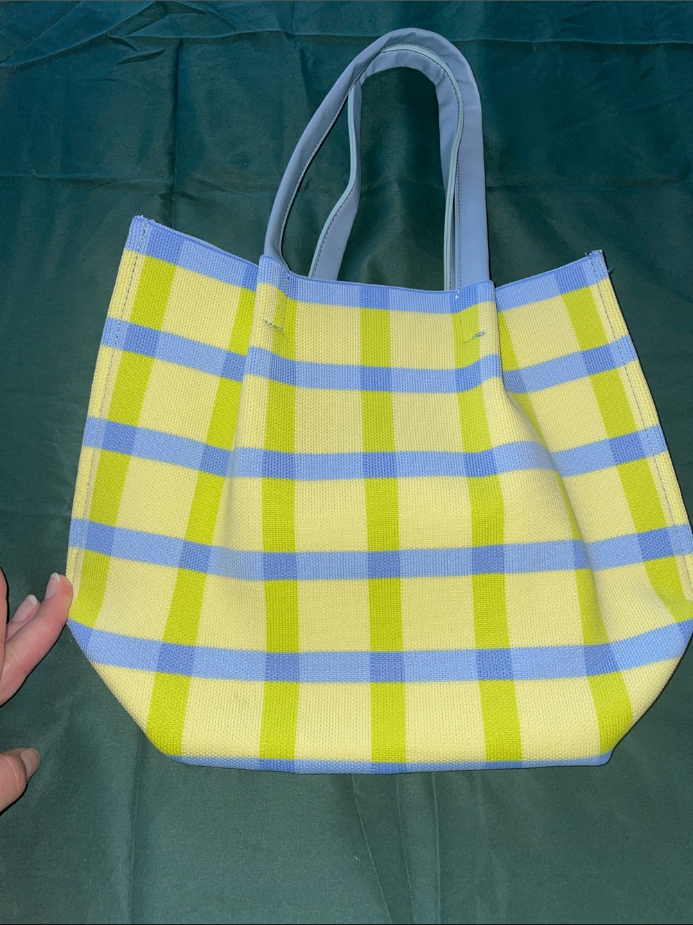 NWOT knitted tote bag